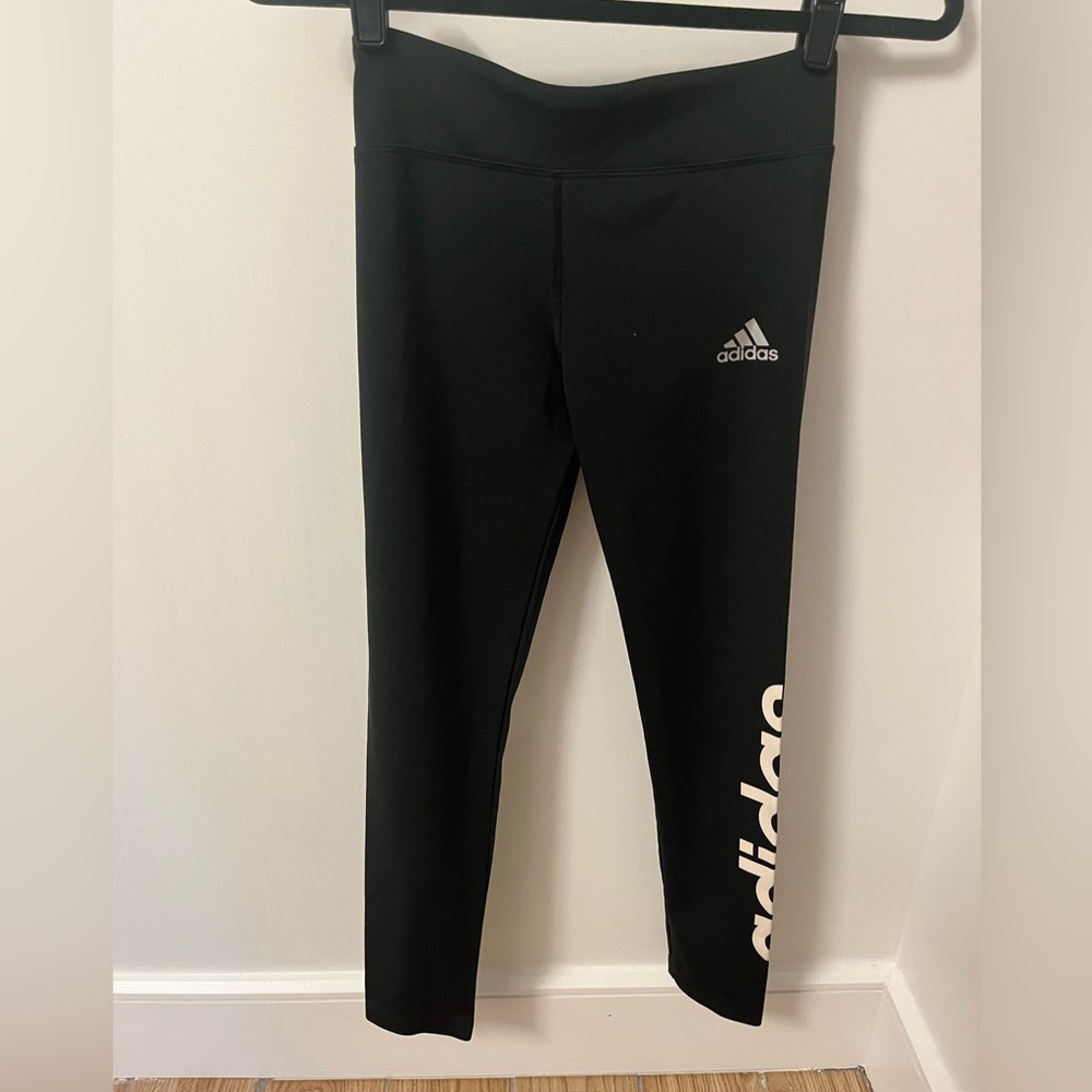 Adidas Black White Leggings